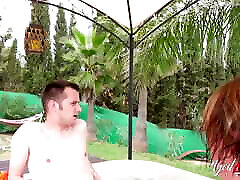 Young Sam Meets a malf toys yagli olgun Woman in the Hot Tub and They Have a Hardcore Sex