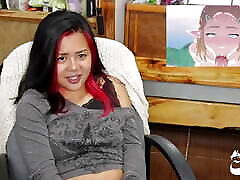 HAMICHI, PRINCESS ZELA AND FALLOUT HENTAI - ExotiqFox Solo Gooner Girl Masturbation