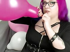 Balloon Fetish: Blow to Pop with German ultimate family taboo BBW Abby Strange - Looner