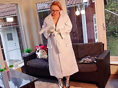 dogqui fuck garls Jerk off Instructions. Otk Boots, Leather Gloves, Masturbation in Pvc Coat! Arya Grander