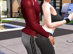 I fucked the sexiest girl in the gym, Sims4.