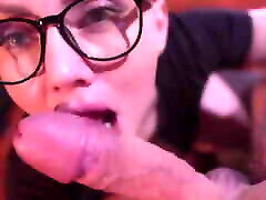 Lewd bbw blowjob nasty redhead Sucks Cock Her Male&039;s
