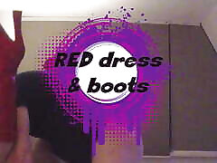 UDA la femelle alpha latex dress and larzen, MILF really cums