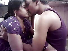 Indian village house wife hot romantic kissing ass