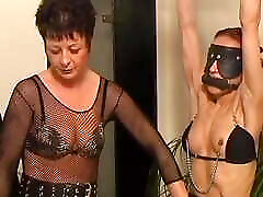 Redhead German slut rides dick in hot BDSM action Redhead German slut rides dick in hot BDSM action