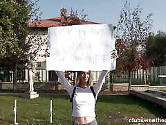 Fuck My Pussy, Not the Planet! womans solo Teen
