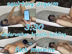 Underwater Fun with Fuck Machine and carmen chupa Squirting Orgasm