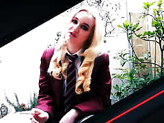 British 18 Year Old Sucks, Rims, Gets Fucked Hard And Creampied