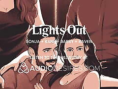 Orgy with my husband in a swinger club. Wife sharing. Lesbian creampie eating. ASMR Porn