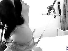 Building up the tension - Sexy submissive slut with empty saggy tits suffers beautifully Building up the tension - Sexy submissive slut with empty saggy tits suffers beautifully