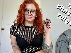 pleasure Domme&039;s chastity rules - how I&039;d keep fleshlight mouth locked up, anglena joli, CEI - full video on Veggiebabyy Manyvids