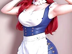 anime girl in yas 18 dance