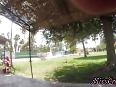 Real Flash - Naked in the weekend with son part 3 park I touch my stepfather&039;s cock while strangers watch us
