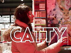 Ersties - serina hayakawa toyz portrait with cosplay fan Catty playing wax and climax