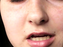 Close up amateur masturbating solo