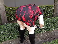 Big Ass Real Estate Agent in Short Mini Dress Doing Property I...ons with Legs Open - Hot BBW tranny pee in mouth MILF Maid Cleaning Lady