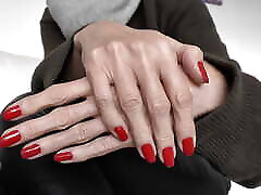 Lady Victoria Valente - Beautiful Red Fingernails