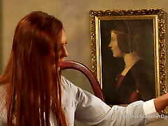 Two Sensual Naked Lesbian Slaves Tied Up And Whipped Together