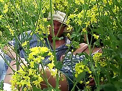 Nasty Nancy anally fucked in the nature