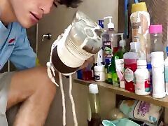 AndresZP gets it on in his bathroom AndresZP gets it on in his bathroom