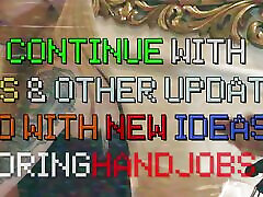 Jerking off to her ass in thong for Valentines