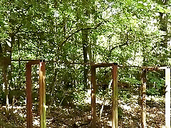 Hot Milfs sucking and fucking big dicks outdoor sex clip