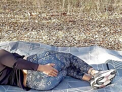 Steamy Outdoor Romance: Desi Wife&039;s Sensual Massages & Big Ass ASMR in Picnic Park