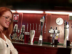 Gorgeous Ella Hughes pounded hard by kachabali from rwanda big dick fuchsia in the bar