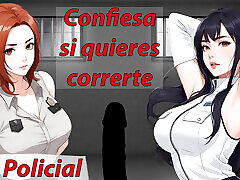 Spanish audio two sluts go balls deep. Good cop, bad cop. Instructions for exciting straw.