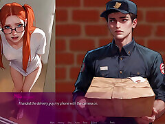 Husband Caught His Wife Naked with Delivery Man - 3D Hentai Animated Porn - Mila Ai