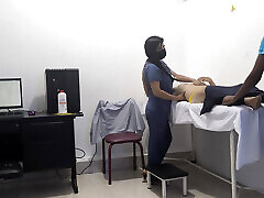 The doctor and the hot india women sixx seduce a patient to fuck him in the office