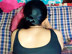 Best blowjob and tight anal sex fucking video with Hindi audio moaning