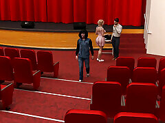 Nursing back to pleasure: hot blonde girl having www com videosexy play in the theater room ep 46