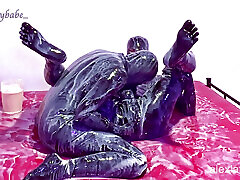 Sticky latex play T2, adiranna nicole sex - Gloomy Babe
