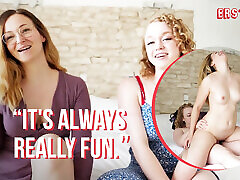 Ersties - Curvy Redheaded Sarah C Explores Her Fantasy With Nikita As She Uses a Strap On