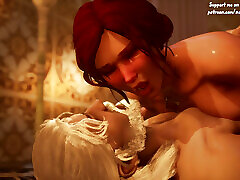 The Witcher : Triss x Geralt pjami suit indian girl sex sex