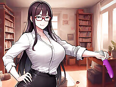 Spanish Anal Hentai JOI - Your big size ass mom teacher punishes you for failing. Spanish voice.