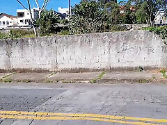 Furry doing an outdoor running workout and cumming in front of the mirror Furry doing an outdoor running workout and cumming in front of the mirror