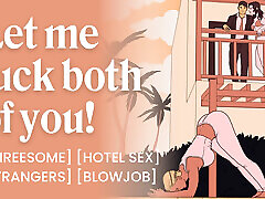 ASMR Audio Porn: FFM Threesome Hotel ca teeny with Two Girls Fucking One Lucky Guy - Erotic Audio Story for Women