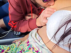 Amateur sunny leone marie car dogging. Picks up strange guy in public.