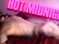 I squeeze into the bed, shaking my hips with loud moans and dirty talk