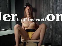girls behind 4K Obey My Voice & Cum Femdom Jerk Off Instructions 2025