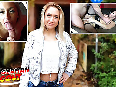 German Scout - Blonde Girl Gina Talk to First Time Porn Casting Fuck on Street