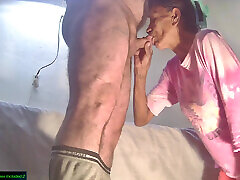 LUPITA SUCKS MY COCK - Shooting Hot Cum In Her Mouth