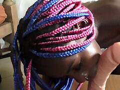 ebony female pov blowjob humiliation joi tied up dildo sucking