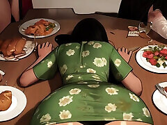 I love grinding my cock against my woman&039;s ass in front of her relatives...