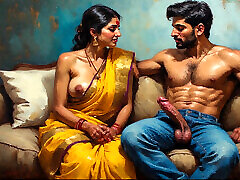 Wife fucking with her husband&039;s brother in law hot cheating housewife