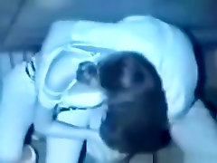 Voyeur tapes a party couple having a doggystyle quickie in an alley behind the disco