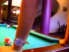 Double penetration on billiard table