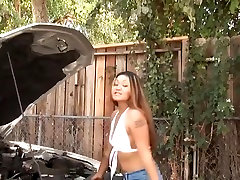 Asian minx reamed by random dude